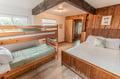 Twin bunk bed & Queen Room