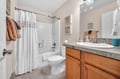 Main Bathroom with bathtub